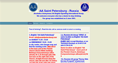 Desktop Screenshot of aasaintpetersburg.com